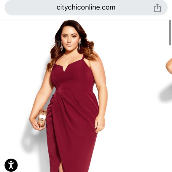 Cocktail Dress - City Chic - Wedding Guest Dress - Formal Dress - Picture 5 of 6